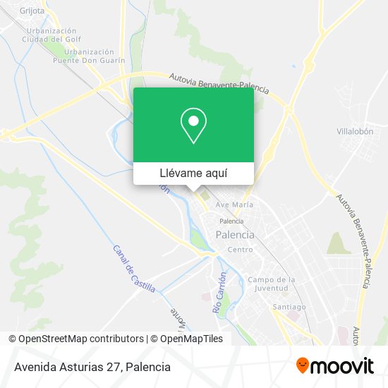 Mapa Avenida Asturias 27