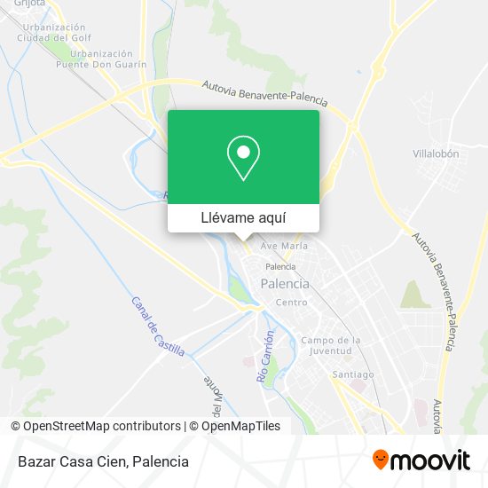 Mapa Bazar Casa Cien
