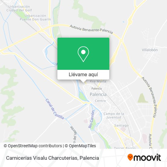 Mapa Carnicerías Visalu Charcuterías