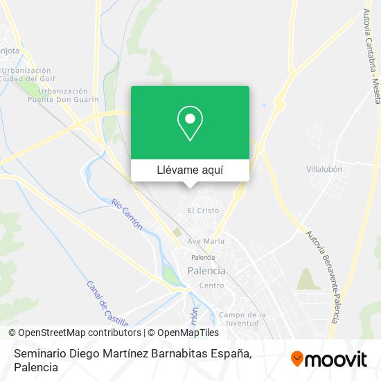 Mapa Seminario Diego Martínez Barnabitas España
