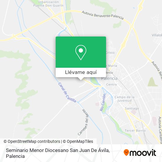 Mapa Seminario Menor Diocesano San Juan De Ávila