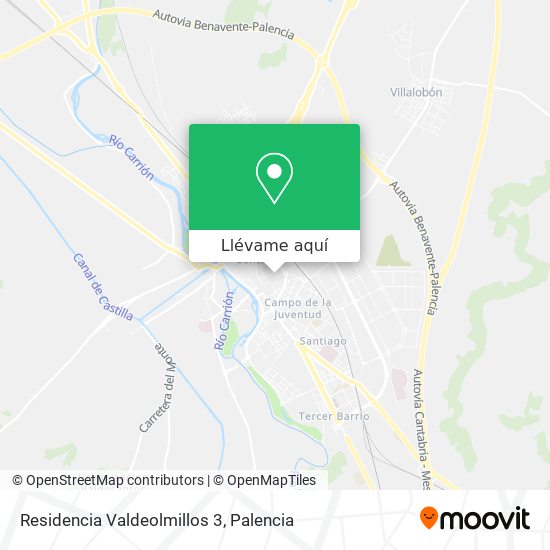 Mapa Residencia Valdeolmillos 3