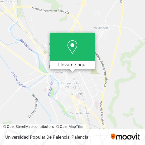Mapa Universidad Popular De Palencia