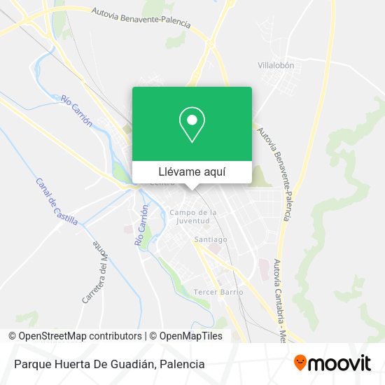 Mapa Parque Huerta De Guadián