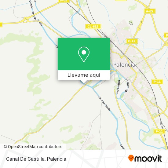 Mapa Canal De Castilla