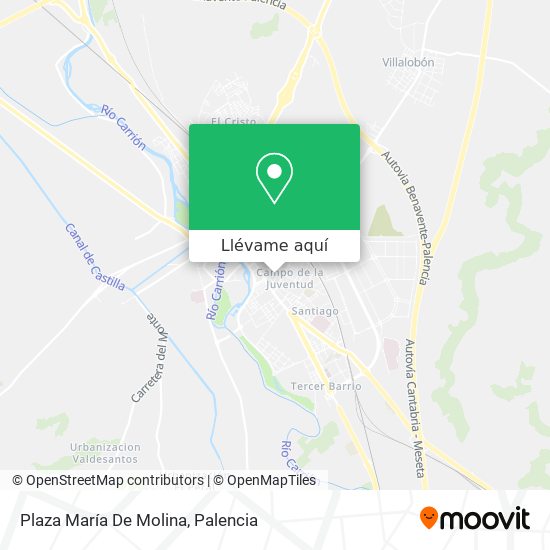 Mapa Plaza María De Molina
