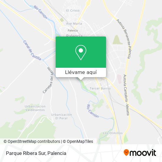 Mapa Parque Ribera Sur