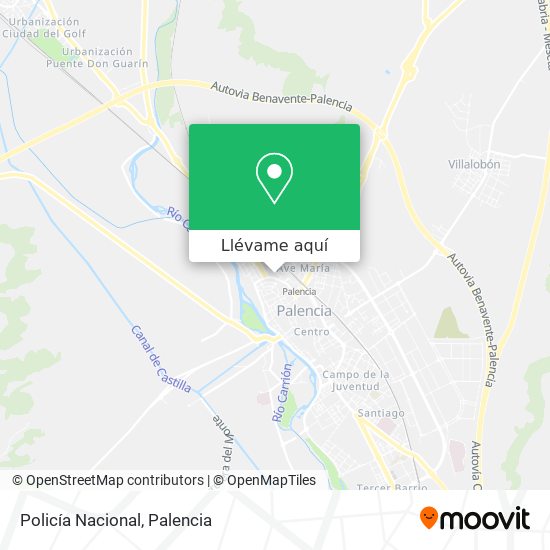 Mapa Policía Nacional