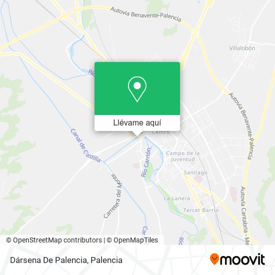Mapa Dársena De Palencia