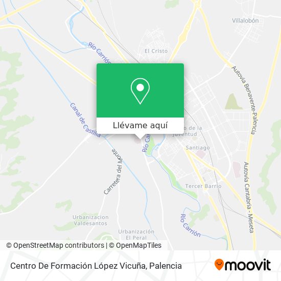 Mapa Centro De Formación López Vicuña