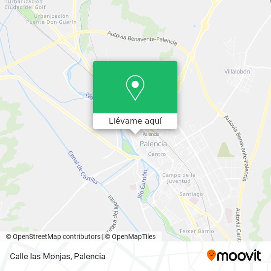 Mapa Calle las Monjas