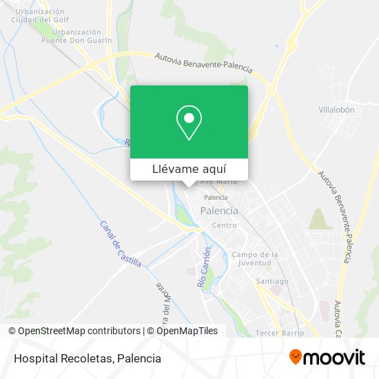 Mapa Hospital Recoletas