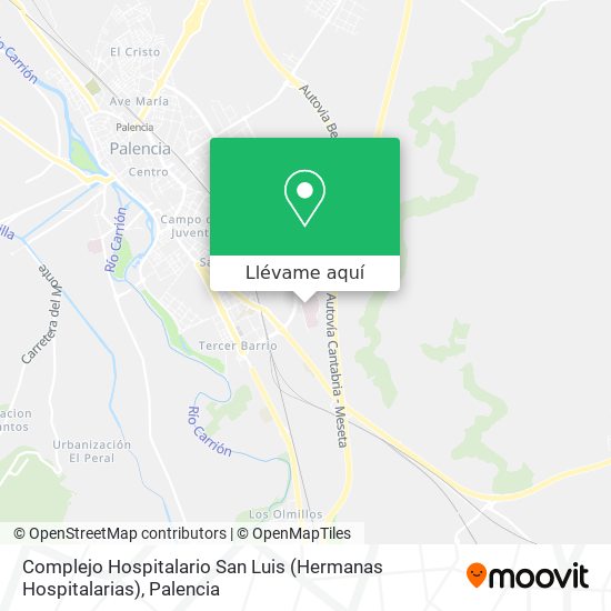 Mapa Complejo Hospitalario San Luis (Hermanas Hospitalarias)