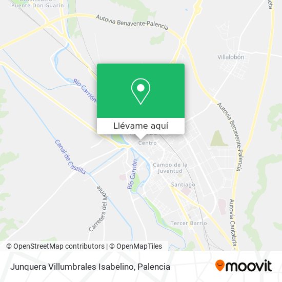 Mapa Junquera Villumbrales Isabelino