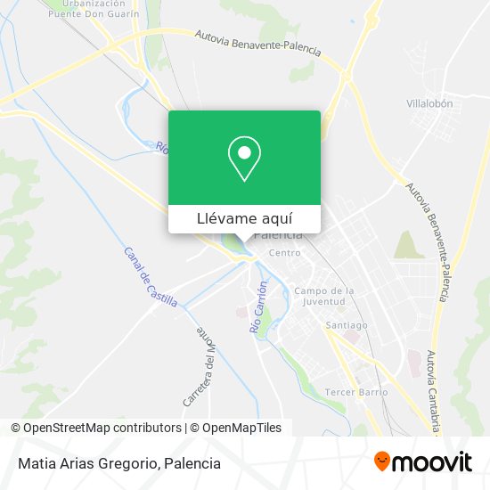 Mapa Matia Arias Gregorio