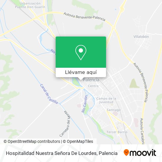 Mapa Hospitalidad Nuestra Señora De Lourdes