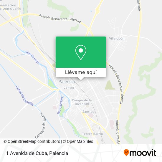 Mapa 1 Avenida de Cuba