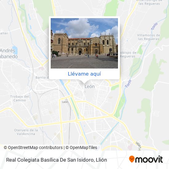 Mapa Real Colegiata Basílica De San Isidoro