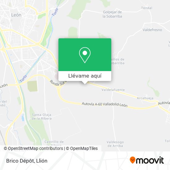 Mapa Brico Dépôt