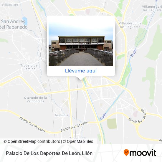 Mapa Palacio De Los Deportes De León