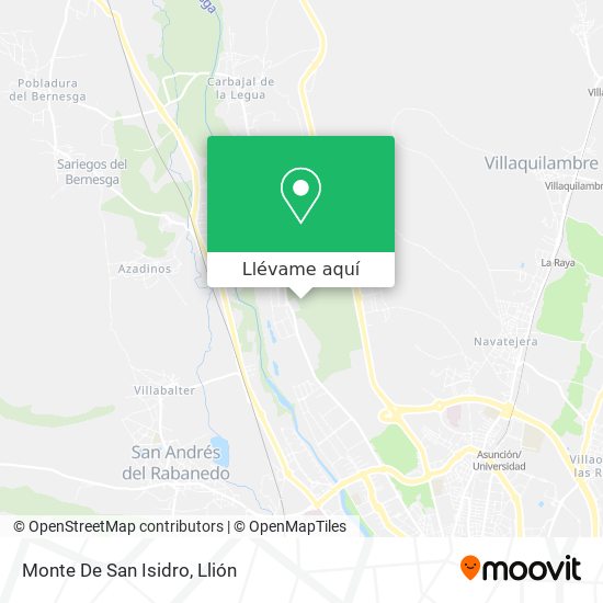 Mapa Monte De San Isidro