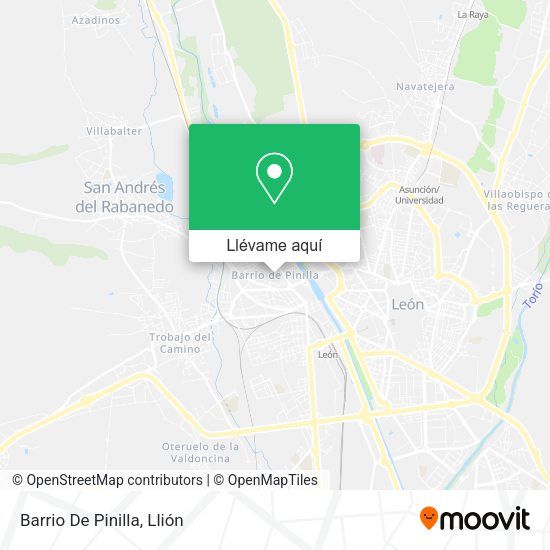 Mapa Barrio De Pinilla