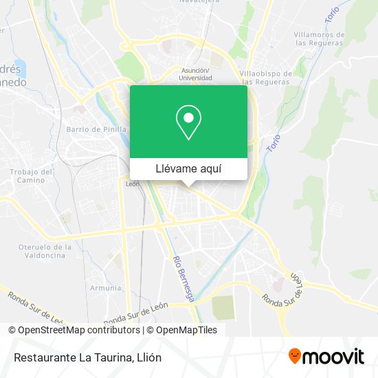 Mapa Restaurante La Taurina