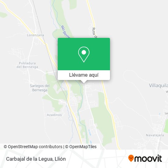 Mapa Carbajal de la Legua