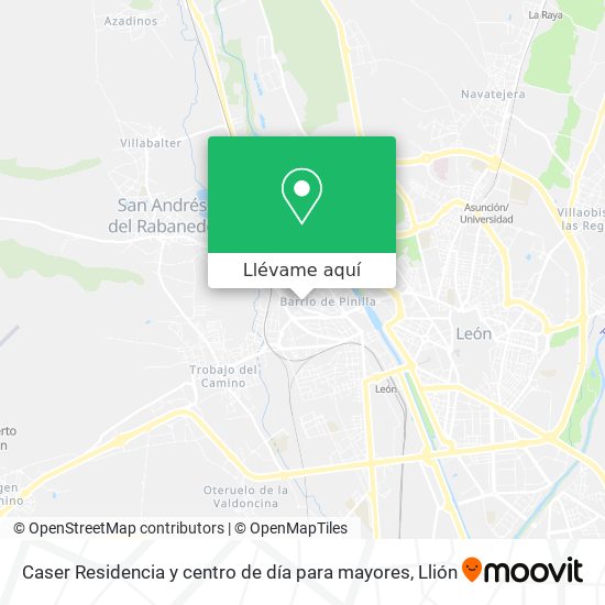 Mapa Caser Residencia y centro de día para mayores