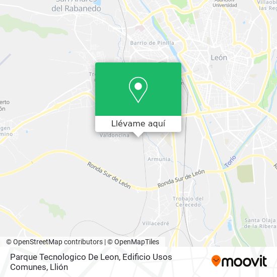 Mapa Parque Tecnologico De Leon, Edificio Usos Comunes