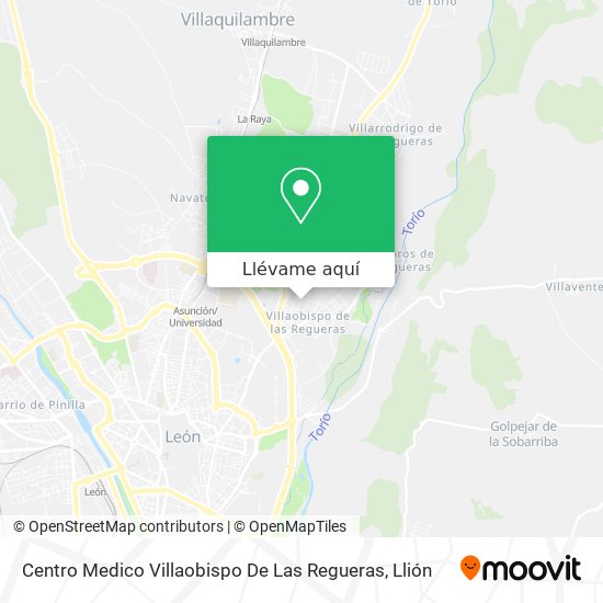 Mapa Centro Medico Villaobispo De Las Regueras