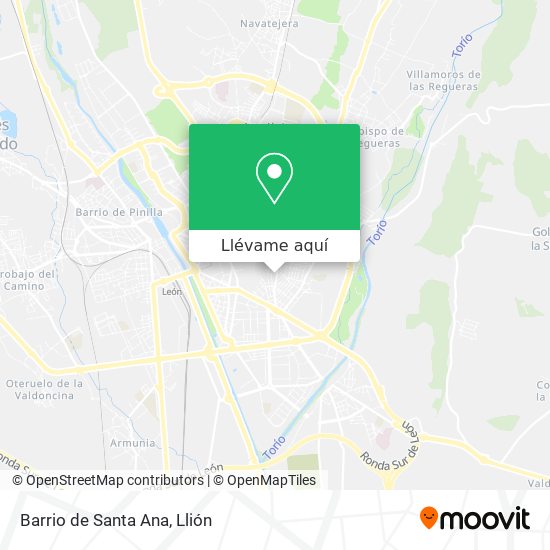 Mapa Barrio de Santa Ana