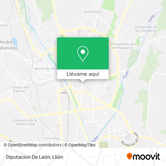 Mapa Diputacion De León