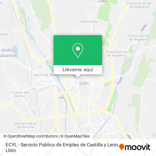 Mapa ECYL - Servicio Publico de Empleo de Castilla y León