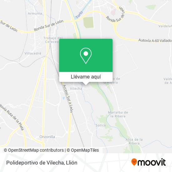 Mapa Polideportivo de Vilecha