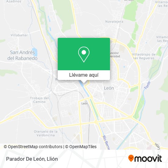 Mapa Parador De León