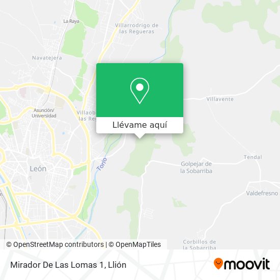 Mapa Mirador De Las Lomas 1