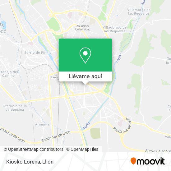 Mapa Kiosko Lorena