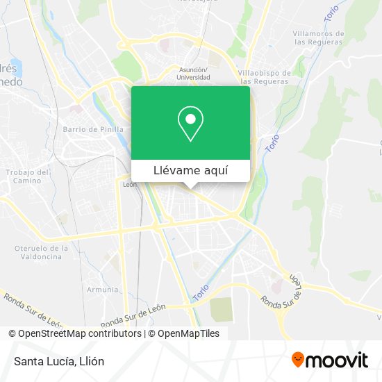 Mapa Santa Lucía
