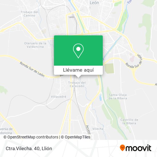 Mapa Ctra.Vilecha. 40