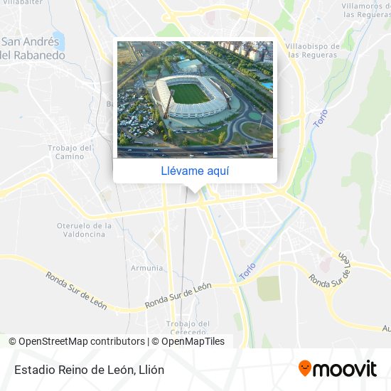 Mapa Estadio Reino de León
