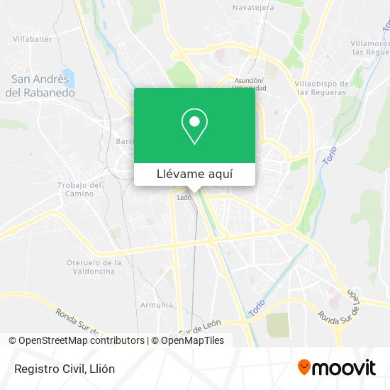 Mapa Registro Civil