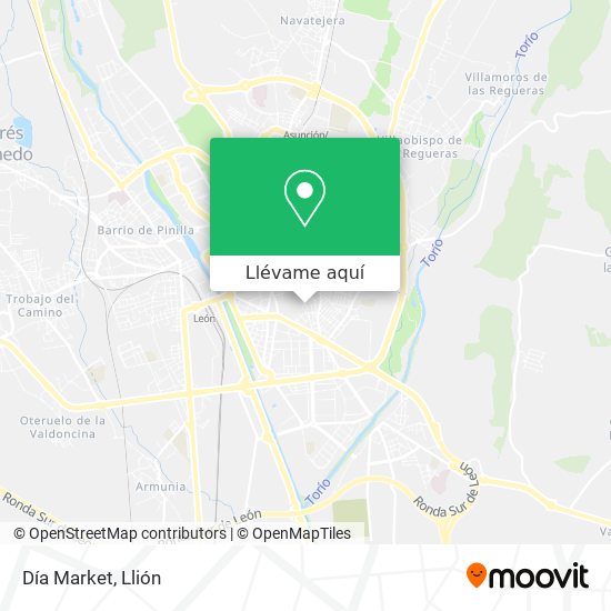 Mapa Día Market