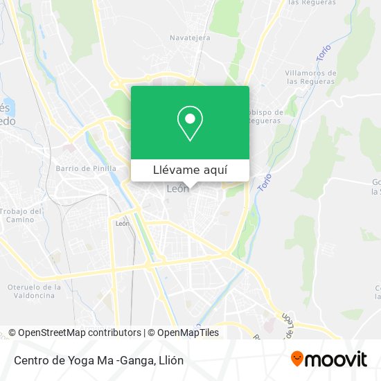 Mapa Centro de Yoga Ma -Ganga