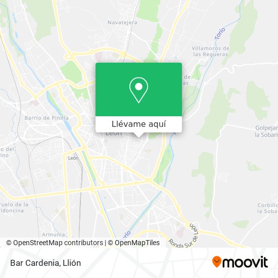 Mapa Bar Cardenia