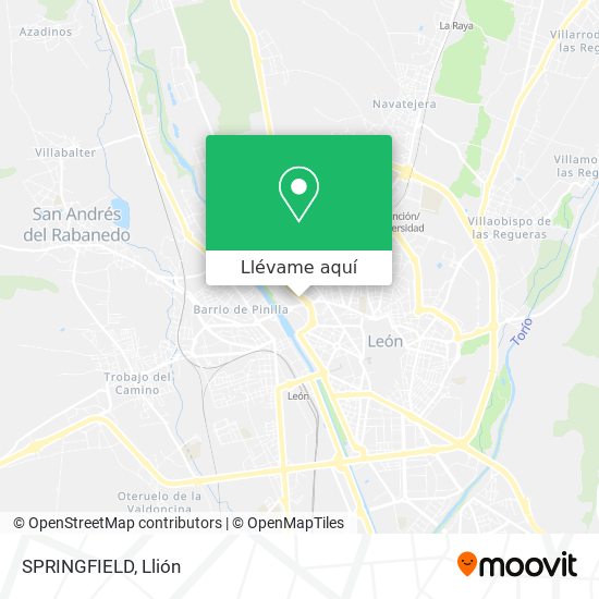 Mapa SPRINGFIELD