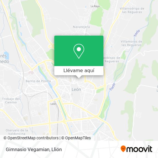 Mapa Gimnasio Vegamian