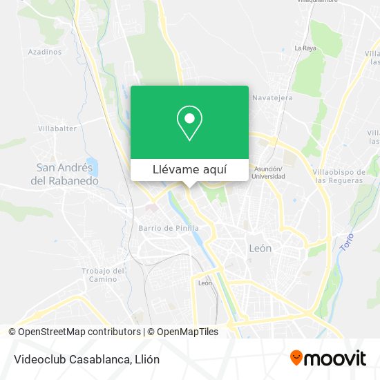 Mapa Videoclub Casablanca