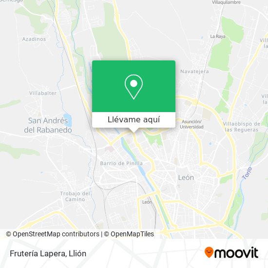 Mapa Frutería Lapera