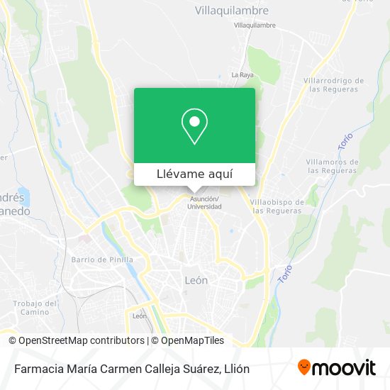 Mapa Farmacia María Carmen Calleja Suárez